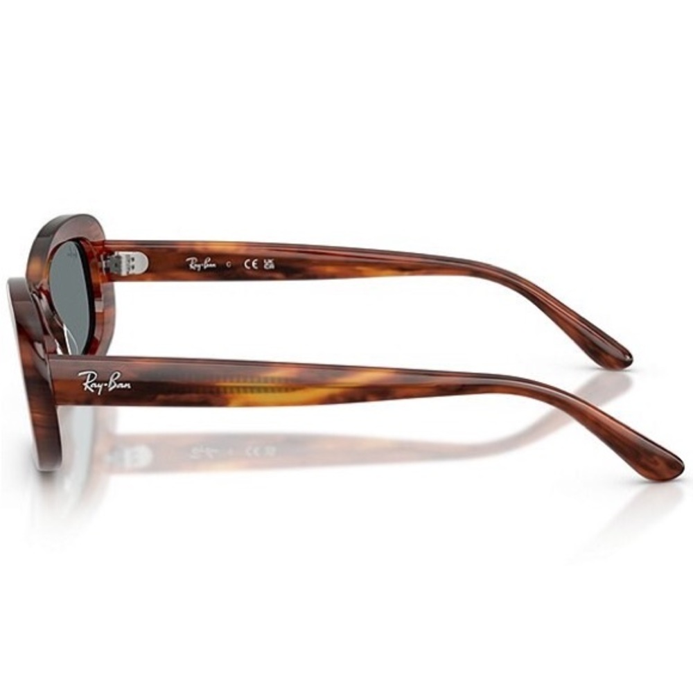 Ray-Ban Women’s Tortoiseshell Brown Frame with Gray Lenses Sunglasses - Picture 3 of 10